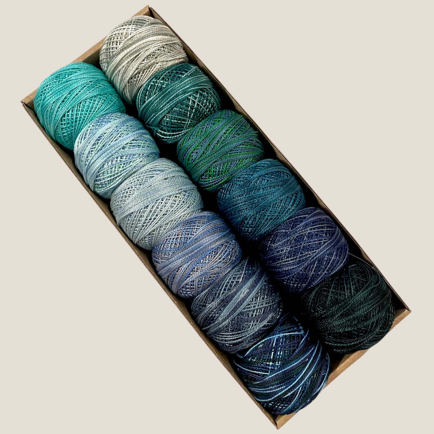 collection of blues and watery colors
